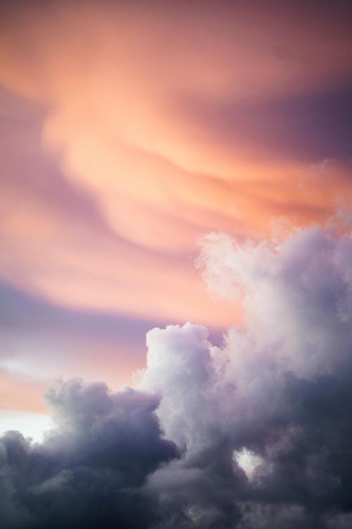 Pastel cloudy sky background - 1233476