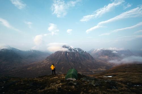 Camping at a misty Glen Coe in Scotland - 935968