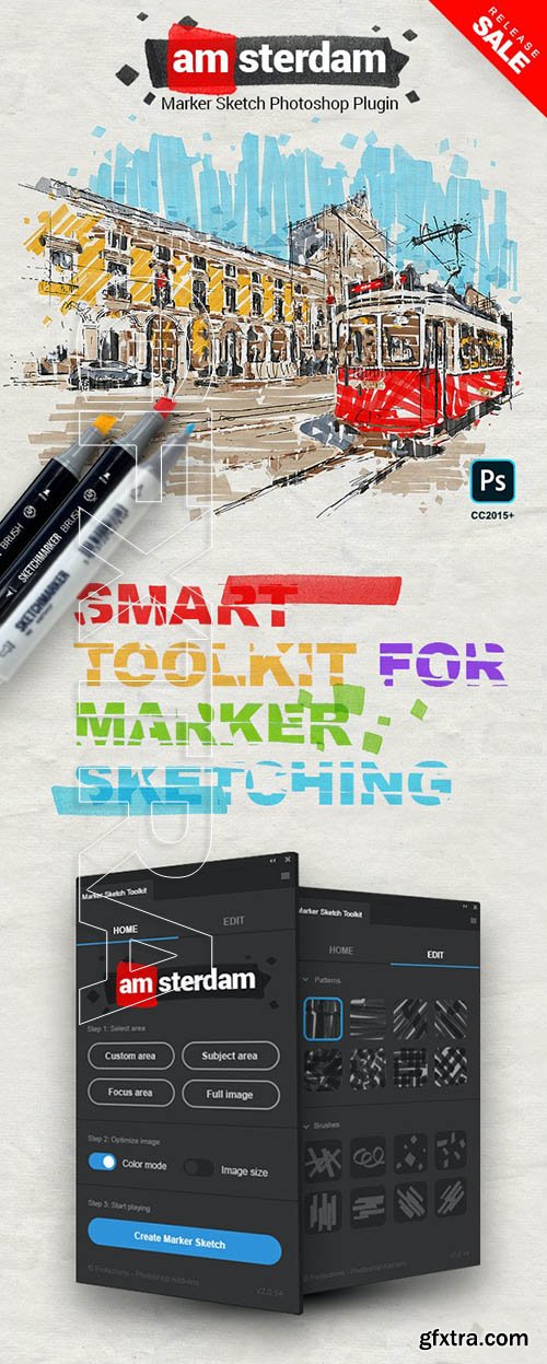 GraphicRiver - Marker Sketch Toolkit - Amsterdam - Photoshop Plugin 27131257