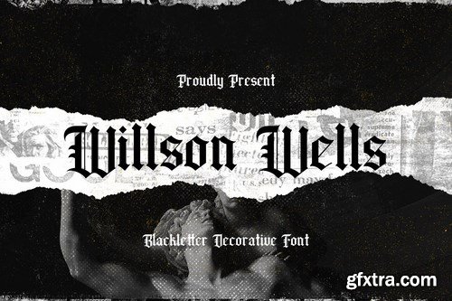 CM - Wilson Wells - Blackletter Font 5130017
