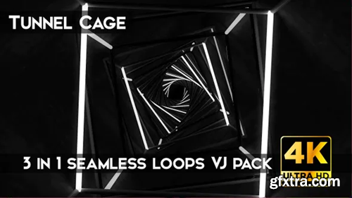 Videohive Tunnel Cage VJ Loops 27367737