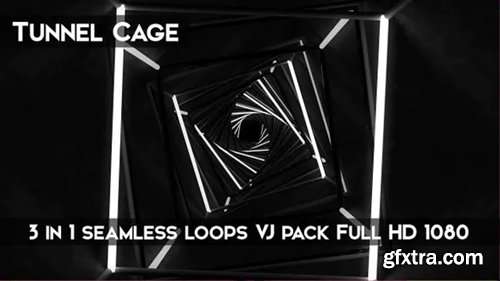 Videohive Tunnel Cage VJ Loops 27367738