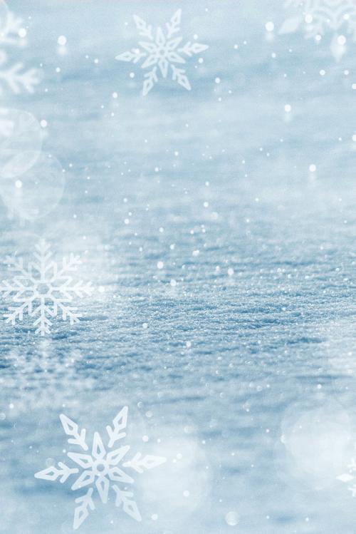 Snowflakes patterned on background - 1229747