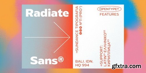 Radiate Sans Font Family