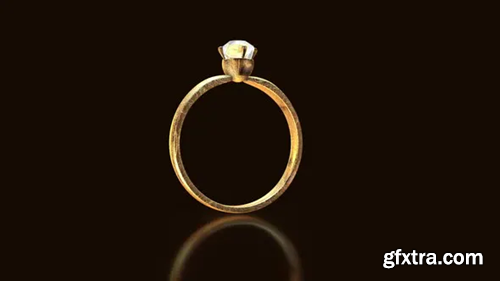 Videohive Rotating Gold Ring 27475916