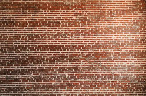 Grunge red brick wall textured background - 1223928