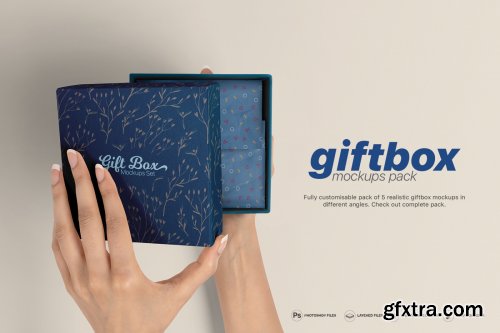 Gift Box Mockups Pack