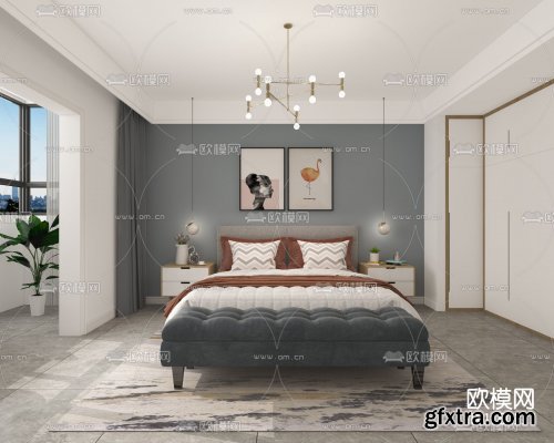 Modern Style Bedroom 405