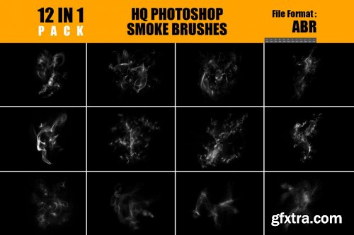 CreativeMarket - Photoshop Smoke Brushes Set 4461002
