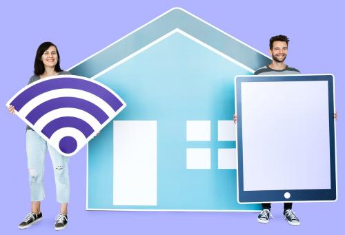 Home wireless internet concept shoot - 450746