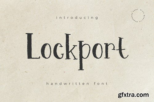 Lockport - Handwritten Font