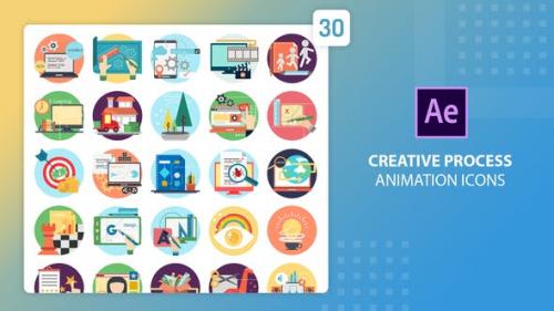 Videohive - Creative Process Animation Icons | After Effects - 27541664