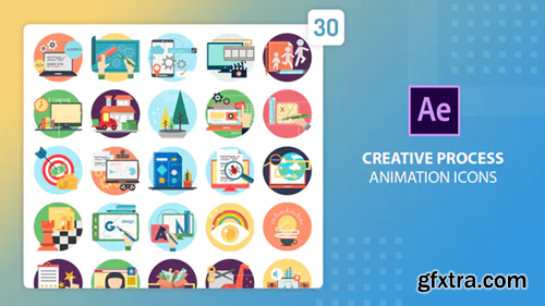 Videohive Creative Process Animation Icons | After Effects 27541664