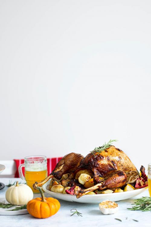 Fresh homemade thanksgiving roasted tukey - 1228600