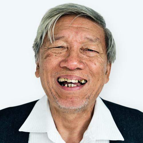 Portrait of a Thai elderly man - 325572