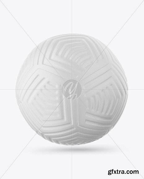 Modern Soccer Ball Mockup - Front View 63291