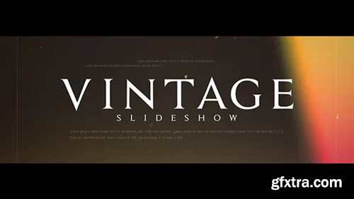 Videohive Vintage Slideshow 21234880