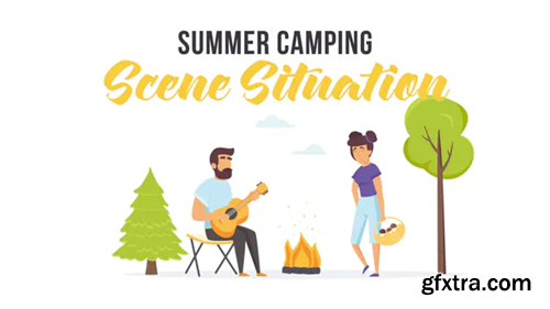 Videohive Summer camping - Scene Situation 27608511