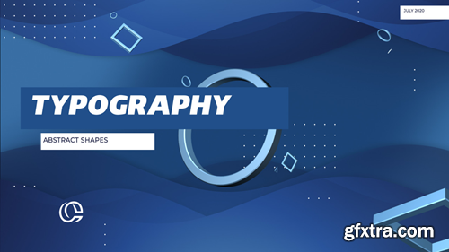 MotionArray Abstract Shapes Typography 728376