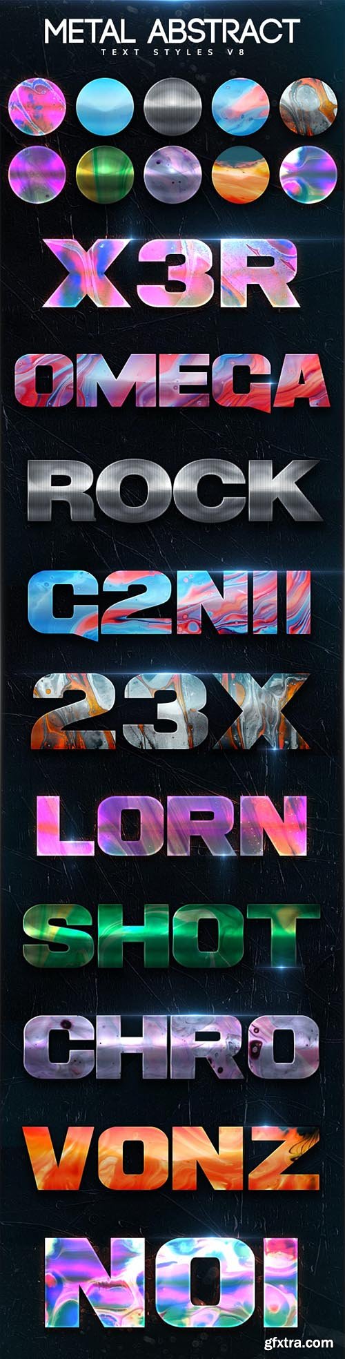 GraphicRiver - Metal Abstract Text Styles V8 26422140