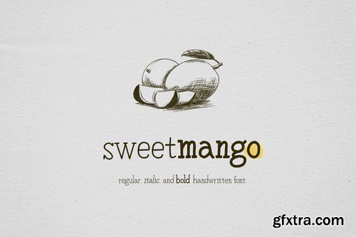 Sweetmango - 3 Styles Handwritten Font