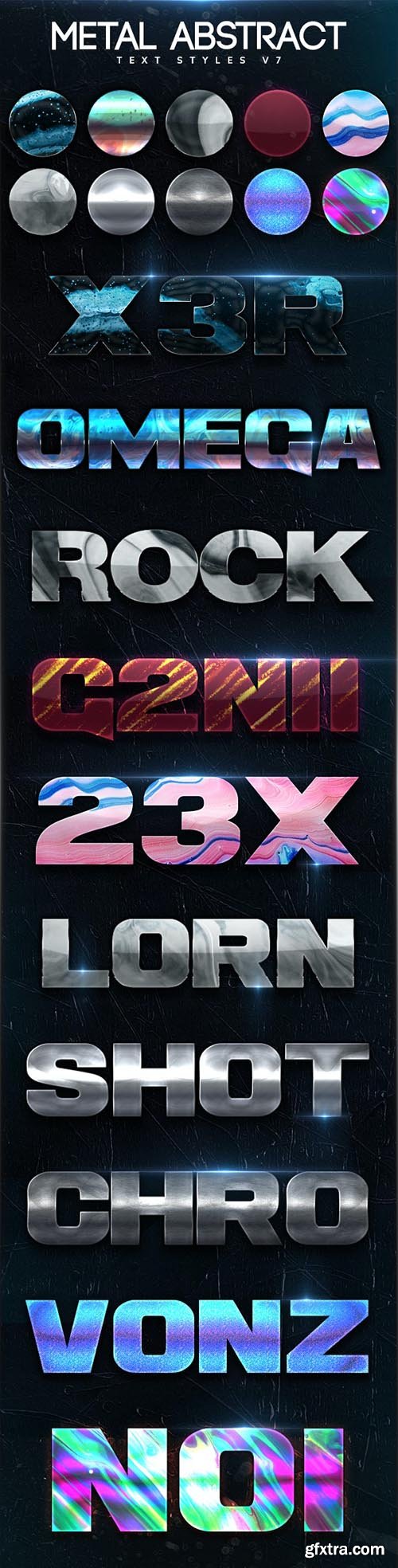 GraphicRiver - Metal Abstract Text Styles V7 26412923