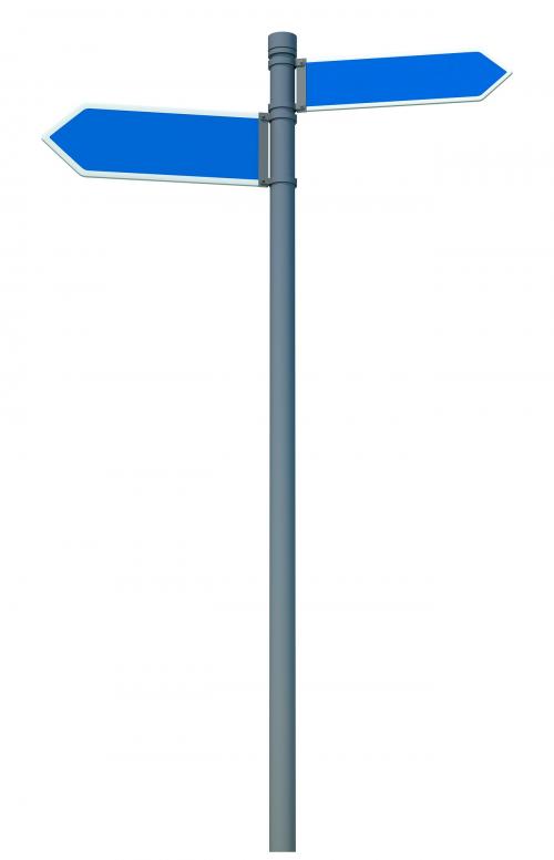 Three dimensional of street sign - 322582