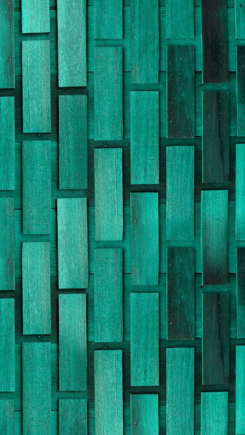 Green concrete brick wall pattern mobile phone wallpaper - 1212906