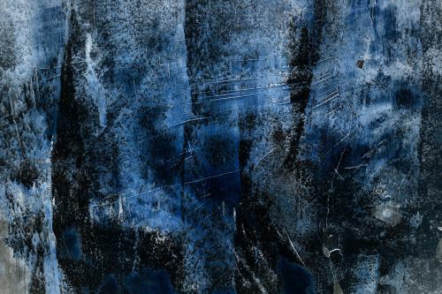 Cracked rustic blue concrete textured background - 1213051