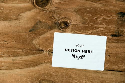 Design space on business name card - 295379