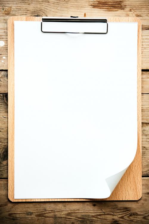 Design space on papers clipboard - 295472