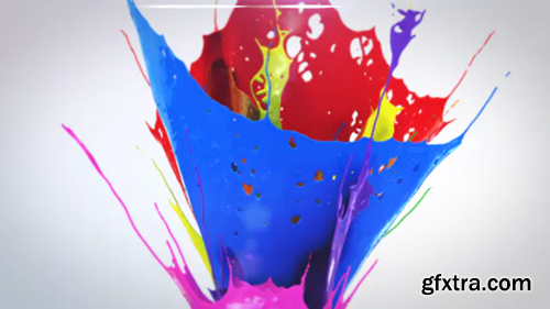 Videohive Rising Paints Logo Reveal 19728459
