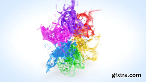 Videohive Playing Paints Logo Reveal 20717236