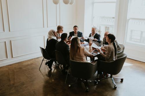 Diverse business people having a meeting - 1208732