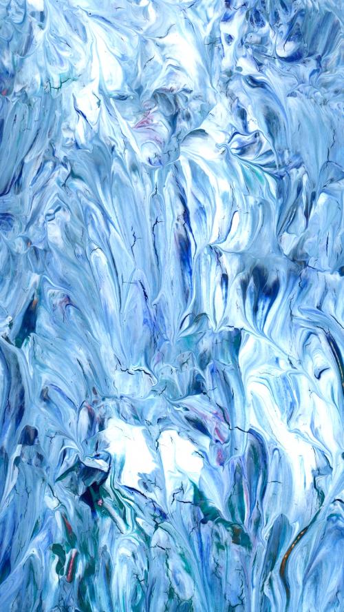 Blue acrylic brush stroke textured mobile phone wallpaper - 1213078