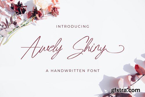 Awely Shiny - Handwritten Font