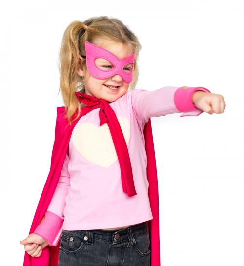 Superhero Kids Wear Costume Smile - 7123
