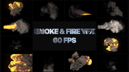 Videohive - Smoke And Fire VFX Elements | After Effects - 26295425
