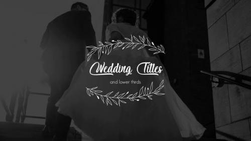 Videohive - Wedding Titles and Lower Thirds - 26068780