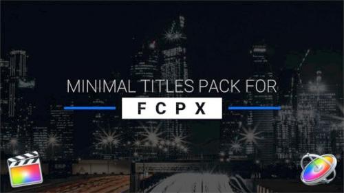 Videohive - 9 Minimal Titles Pack for FCPX - 21473109