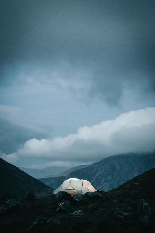 Camping in Snowdonia National Park in Gwynedd, Wales - 1017168