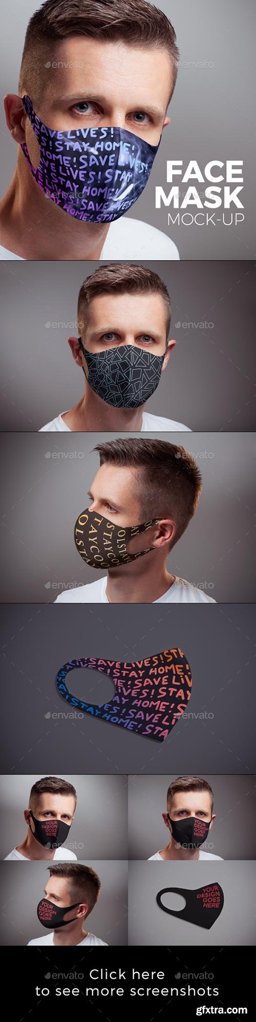 GraphicRiver - Face Mask Mock-up 27534854