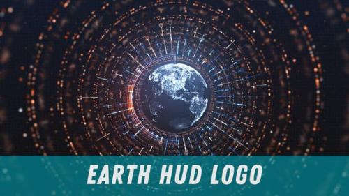 Videohive - Earth HUD Logo - 27636054