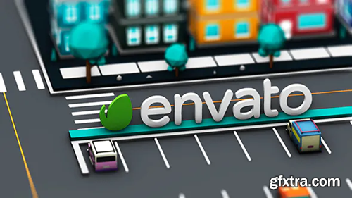 Videohive LowPoly 3D City 19175827