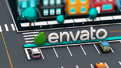 Videohive - LowPoly 3D City - 19175827