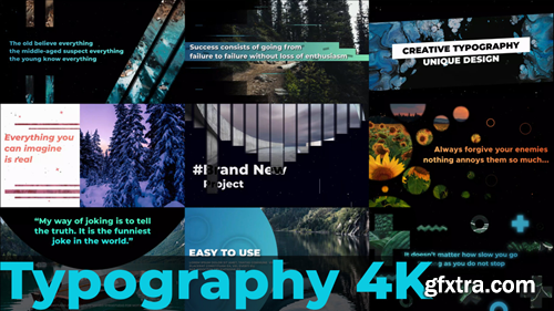 MotionArray Typography Scenes 4K 744580