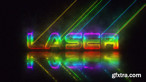 MotionArray Laser Logo 745398