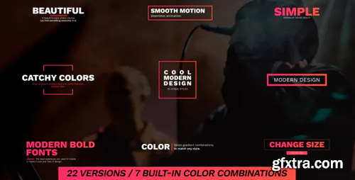 Videohive Rich Colors - Titles Pack 19708926