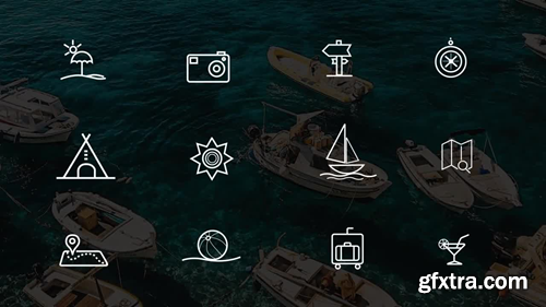 MotionArray Travel Icon Pack 0.1 746775