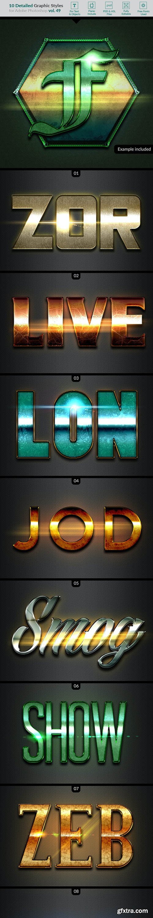 GraphicRiver - 10 Text Effects Vol. 49 26466672